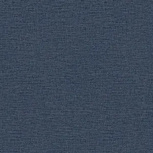 Grandeco Telma Slubbed Fabric Hessian Textured Luxury Wallpaper Navy blue