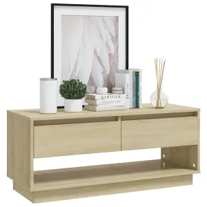 Berkfield TV Cabinet Sonoma Oak 102x41x44 cm Engineered Wood