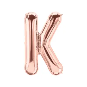 Realmax K Foil Balloon Rose Gold (One Size)