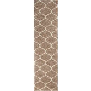 Myshaggy Collection Rugs Trellis Design in Beige  384 BI