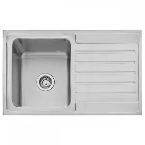 Astini Vicenza 1.0 Bowl Brushed Stainless Steel Kitchen Sink & Waste