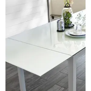 Brisco Extendable Dining Table White