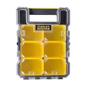 x2 Stanley Fatmax Deep Upright Stackable Tool Parts Organiser STA172378 1-72-378