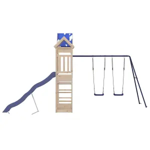 Berkfield Outdoor Playset Solid Wood Pine