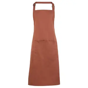 Premier Ladies/Womens Colours Bip Apron With Pocket / Workwear (Pack of 2)