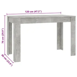 Elsebeth Dining Table Light Grey