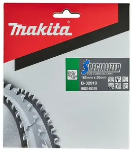 Makita B-09173 165mm x 20mm 24 Teeth Cordless Circular Saw Blade DHS680Z DHS611