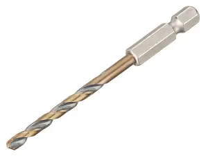 DEWALT Black and Gold Hex HSS-G Drill Bit 4.0mm