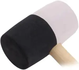 YATO YT-4604, rubber mallet 780gram,  non marking, wooden handle