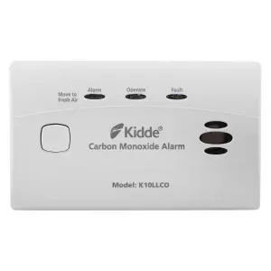 Kidde 10LLCO Twin Pack - 10 Year Sealed Longlife Battery Carbon Monoxide Detector