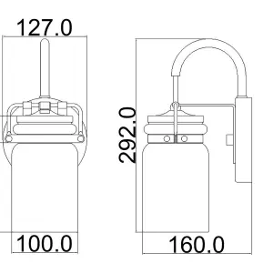 Kichler - Brinley 1 Light Wall Light - Olde Bronze