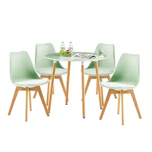 Dex 4 - Person Dining Set Light Green / Light Green