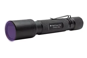 NightSearcher UV 365nm, 1xAA Battery High Powered Ultraviolet Torch