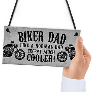 Red Ocean Biker Dad Gifts Funny Man Cave Sign Gift For Motorbike Motorcycle Enthusiast Novelty Gift For Dad