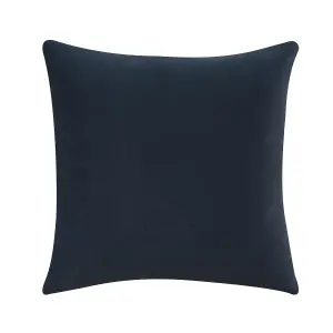 Left Hand Velvet Chaise Lounge Dark Blue LE CRAU