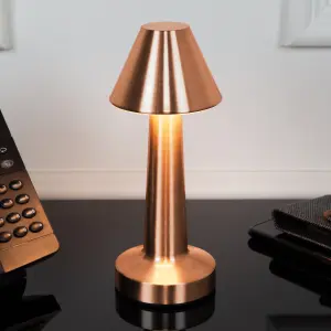 Global Gizmos Rechargeable LED Table Lamp - Brass