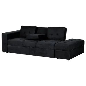 Beliani Modern Sofa Bed FALSTER Black