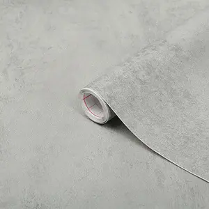 D-C-Fix Textured Grey Concrete Marble Self-adhesive Furniture Wrap (L)15m (W)675mm