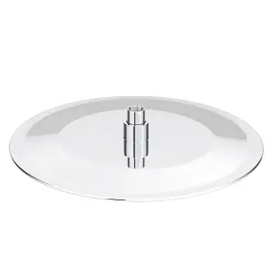 KeenFix Slimline Round 250mm Chrome Stainless Steel Shower Head