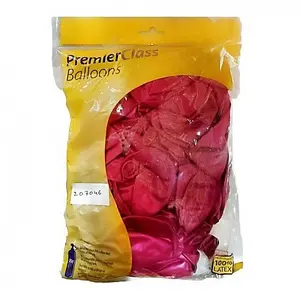 Globos Premier Cl Latex Plain Balloons (Pack of 100) Mexican Pink (One Size)