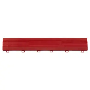 Sealey Polypropylene Floor Tile Edge 400 x 60mm Red Female - Pack of 6 FT3ERF