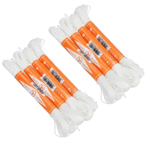 8pk Cardoc Cord Braided Nylon Chalk Brick Line Size B 18m Building