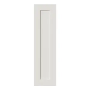 Tydeman Matt porcelain Shaker Tall wall Cabinet door (W)250mm (H)900mm (T)20mm