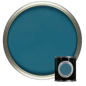 Vintro Luxury Matt Emulsion Blue, Multi Surface Paint for Walls, Ceilings & Wood- 125ml (French Navy)