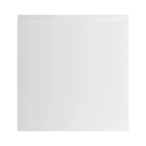 GoodHome Garcinia Integrated handle Gloss light grey Appliance Cabinet door (W)600mm (H)626mm (T)19mm