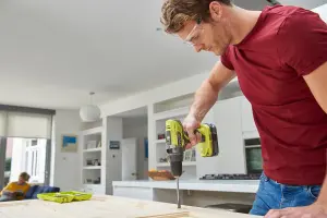 Ryobi ONE+ 18V Li-ion Cordless Percussion drill (1 x 1.5Ah) - R18PD3-115GK