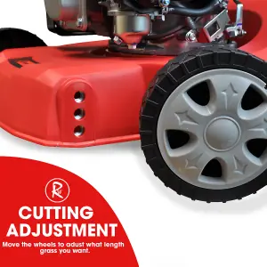 RocwooD Petrol Push Lawnmower 16"