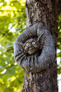 Goblin Head  Tree Peeker Ornament