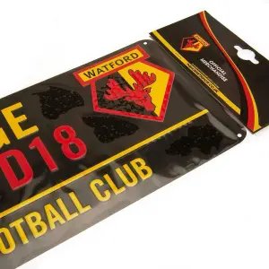 Watford FC Street Sign Black/Yellow (One Size)