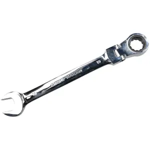 19mm Metric Flexible Flexi Head Ratchet Combination Spanner Wrench 72 Teeth