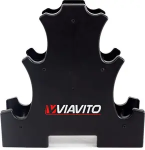 Viavito 12Kg Dumbbell Weights Set With Stand