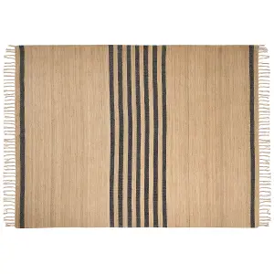 Jute Area Rug 300 x 400 cm Beige ERICEK