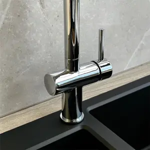 Liquida W15CH Single Lever Swivel Spout Pull Out Spray Chrome Kitchen Mixer Tap