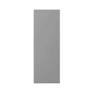 GoodHome Alisma High gloss grey slab Tall Wall End panel (H)900mm (W)320mm