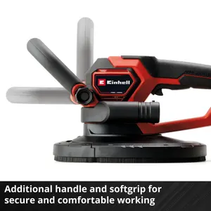 Einhell Cordless Drywall Sander 225mm Handheld 18V Power X-Change Brushless Professional TP-DWS 18/225 Li BL Solo - Body Only