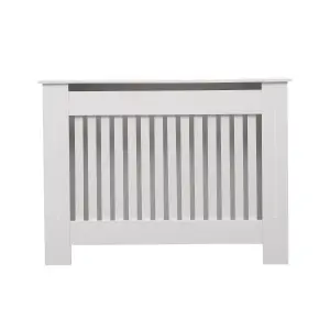 MDF Radiator Cover With Modern Cabinet Top Shelving (Medium)