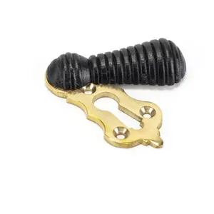 Beehive Escutcheon Door Accessory Ebony