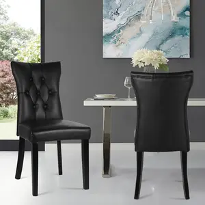 Adreana Upholstered Dining Chair (Set of 2) Black