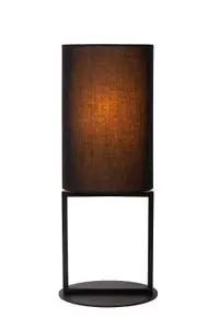 Lucide HERMAN - Table lamp - 20 cm - 1xE27 - Black