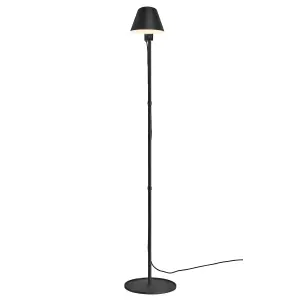 Nordlux DFTP Stay Indoor Living Dining Bedroom Floor Lamp In Black (Height) 129.2cm