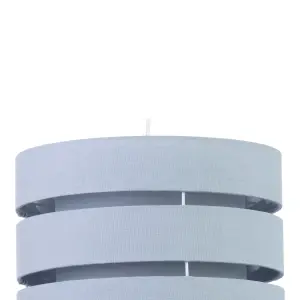 Trio Light Grey Pendant Light shade (D)28cm