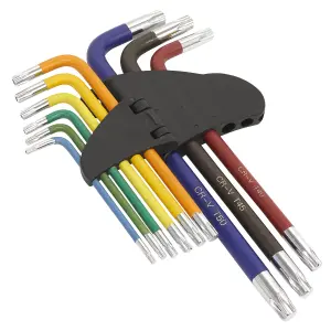 TRX-Star Key Set 9pc Colour-Coded Long (Sealey AK7193)