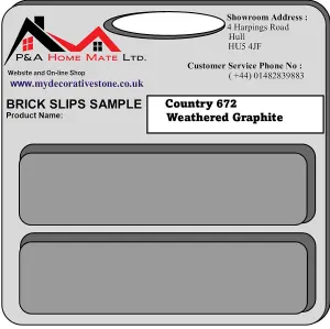 Brick Slip Samples - Country 672