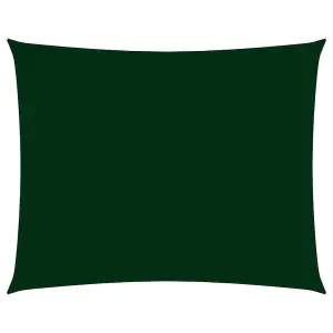 Berkfield Sunshade Sail Oxford Fabric Rectangular 4x5 m Dark Green