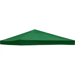 SunDaze 1-Tier Replacement Top Fabric for 3x3m Gazebo Pavilion Roof Canopy Green