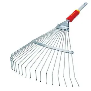 Wolf Garten Springtine Curved Rake UAM Garden Leaf Grass Multi Change